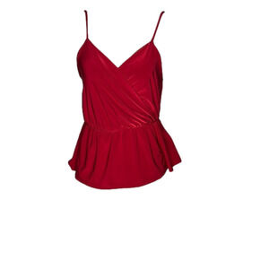 NWT Chico's 21  Saints Red Sleeveles Camisoles Top